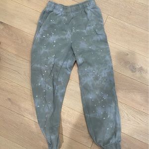 green marble sweatpants